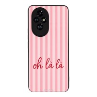 Θήκη Sonique Stripe Stories Series για Honor 200 5G Oh La La – Ροζ
