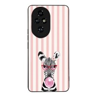 Θήκη Sonique Stripe Stories Series για Honor 200 Pro 5G Ζέβρα – Τσιχλόφουσκα