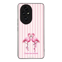 Θήκη Sonique Stripe Stories Series για Honor 200 Pro 5G Φλαμίνγκο