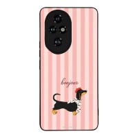 Θήκη Sonique Stripe Stories Series για Honor 200 Pro 5G Bonjour Puppy