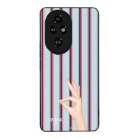 Θήκη Sonique Stripe Stories Series για Honor 200 Pro 5G Clock It