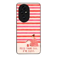 Θήκη Sonique Stripe Stories Series για Honor 200 Pro 5G Feed Your Ego