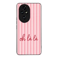 Θήκη Sonique Stripe Stories Series για Honor 200 Pro 5G Oh La La – Ροζ