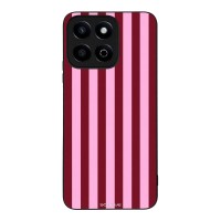 Θήκη Sonique Stripe Stories Series για Honor 200 Smart 5G Ρίγες Ροζ – Κόκκινο