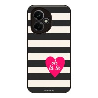 Θήκη Sonique Stripe Stories Series για Honor 400 5G Oh La La – Μαύρο