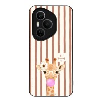 Θήκη Sonique Stripe Stories Series για Honor 400 Pro 5G Καφέ - Καμηλοπάρδαλη με Τσιχλόφουσκα