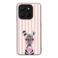 Θήκη Sonique Stripe Stories Series για Honor 400 Smart 4G / Honor 400 Smart 5G / Ζέβρα – Τσιχλόφουσκα