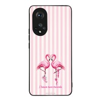 Θήκη Sonique Stripe Stories Series για Honor 50 5G / Nova 9 Φλαμίνγκο