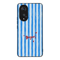 Θήκη Sonique Stripe Stories Series για Honor 50 5G / Nova 9 Bonjour Blue