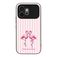 Θήκη Sonique Stripe Stories Series για Honor 600 5G Φλαμίνγκο
