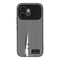 Θήκη Sonique Stripe Stories Series για Honor 600 5G Eye on You – Μαύρο