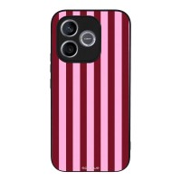 Θήκη Sonique Stripe Stories Series για Honor 600 Lite 5G Ρίγες Ροζ – Κόκκινο