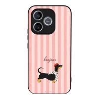 Θήκη Sonique Stripe Stories Series για Honor 600 Lite 5G Bonjour Puppy