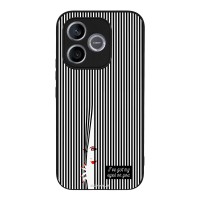 Θήκη Sonique Stripe Stories Series για Honor 600 Lite 5G Eye on You – Μαύρο
