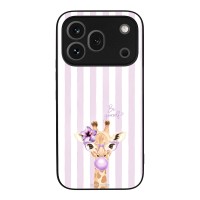 Θήκη Sonique Stripe Stories Series για Honor 600 Pro 5G Λιλά- Καμηλοπάρδαλη με Τσιχλόφουσκα