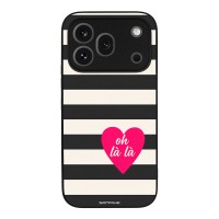 Θήκη Sonique Stripe Stories Series για Honor 600 Pro 5G Oh La La – Μαύρο