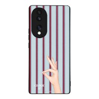 Θήκη Sonique Stripe Stories Series για Honor 70 5G Clock It