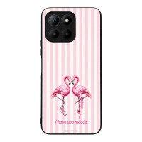 Θήκη Sonique Stripe Stories Series για Honor 70 Lite 5G Φλαμίνγκο