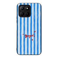 Θήκη Sonique Stripe Stories Series για Honor 70 Lite 5G Bonjour Blue