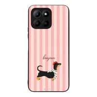 Θήκη Sonique Stripe Stories Series για Honor 70 Lite 5G Bonjour Puppy