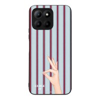Θήκη Sonique Stripe Stories Series για Honor 70 Lite 5G Clock It