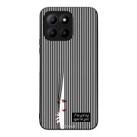 Θήκη Sonique Stripe Stories Series για Honor 70 Lite 5G Eye on You – Μαύρο