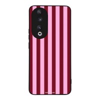 Θήκη Sonique Stripe Stories Series για Honor 90 5G Ρίγες Ροζ – Κόκκινο