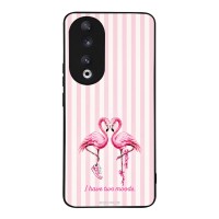 Θήκη Sonique Stripe Stories Series για Honor 90 5G Φλαμίνγκο