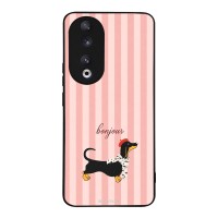 Θήκη Sonique Stripe Stories Series για Honor 90 5G Bonjour Puppy