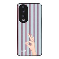 Θήκη Sonique Stripe Stories Series για Honor 90 5G Clock It