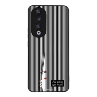 Θήκη Sonique Stripe Stories Series για Honor 90 5G Eye on You – Μαύρο