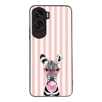 Θήκη Sonique Stripe Stories Series για Honor 90 Lite 5G Ζέβρα – Τσιχλόφουσκα