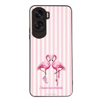 Θήκη Sonique Stripe Stories Series για Honor 90 Lite 5G Φλαμίνγκο
