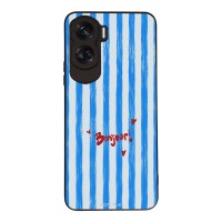 Θήκη Sonique Stripe Stories Series για Honor 90 Lite 5G Bonjour Blue