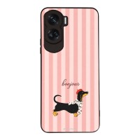 Θήκη Sonique Stripe Stories Series για Honor 90 Lite 5G Bonjour Puppy