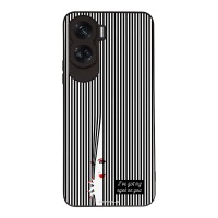 Θήκη Sonique Stripe Stories Series για Honor 90 Lite 5G Eye on You – Μαύρο