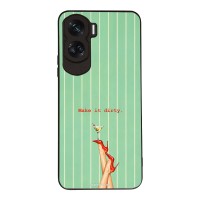 Θήκη Sonique Stripe Stories Series για Honor 90 Lite 5G Martini