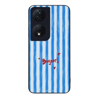 Θήκη Sonique Stripe Stories Series για Honor 90 Smart 5G / Honor X7b Bonjour Blue
