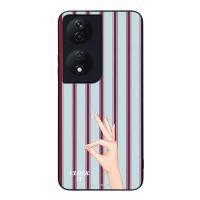 Θήκη Sonique Stripe Stories Series για Honor 90 Smart 5G / Honor X7b Clock It