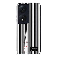 Θήκη Sonique Stripe Stories Series για Honor 90 Smart 5G / Honor X7b Eye on You – Μαύρο