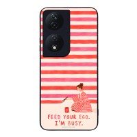 Θήκη Sonique Stripe Stories Series για Honor 90 Smart 5G / Honor X7b Feed Your Ego