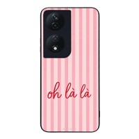 Θήκη Sonique Stripe Stories Series για Honor 90 Smart 5G / Honor X7b Oh La La – Ροζ