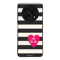 Θήκη Sonique Stripe Stories Series για Honor Magic4 Lite 5G Oh La La – Μαύρο