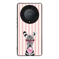 Θήκη Sonique Stripe Stories Series για Honor Magic5 Lite 5G Ζέβρα – Τσιχλόφουσκα