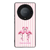 Θήκη Sonique Stripe Stories Series για Honor Magic5 Lite 5G Φλαμίνγκο