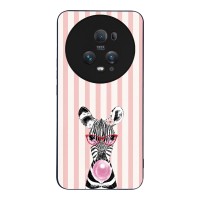 Θήκη Sonique Stripe Stories Series για Honor Magic5 Pro 5G Ζέβρα – Τσιχλόφουσκα
