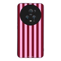 Θήκη Sonique Stripe Stories Series για Honor Magic5 Pro 5G Ρίγες Ροζ – Κόκκινο