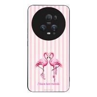 Θήκη Sonique Stripe Stories Series για Honor Magic5 Pro 5G Φλαμίνγκο
