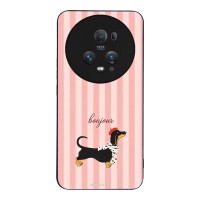 Θήκη Sonique Stripe Stories Series για Honor Magic5 Pro 5G Bonjour Puppy