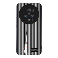 Θήκη Sonique Stripe Stories Series για Honor Magic5 Pro 5G Eye on You – Μαύρο